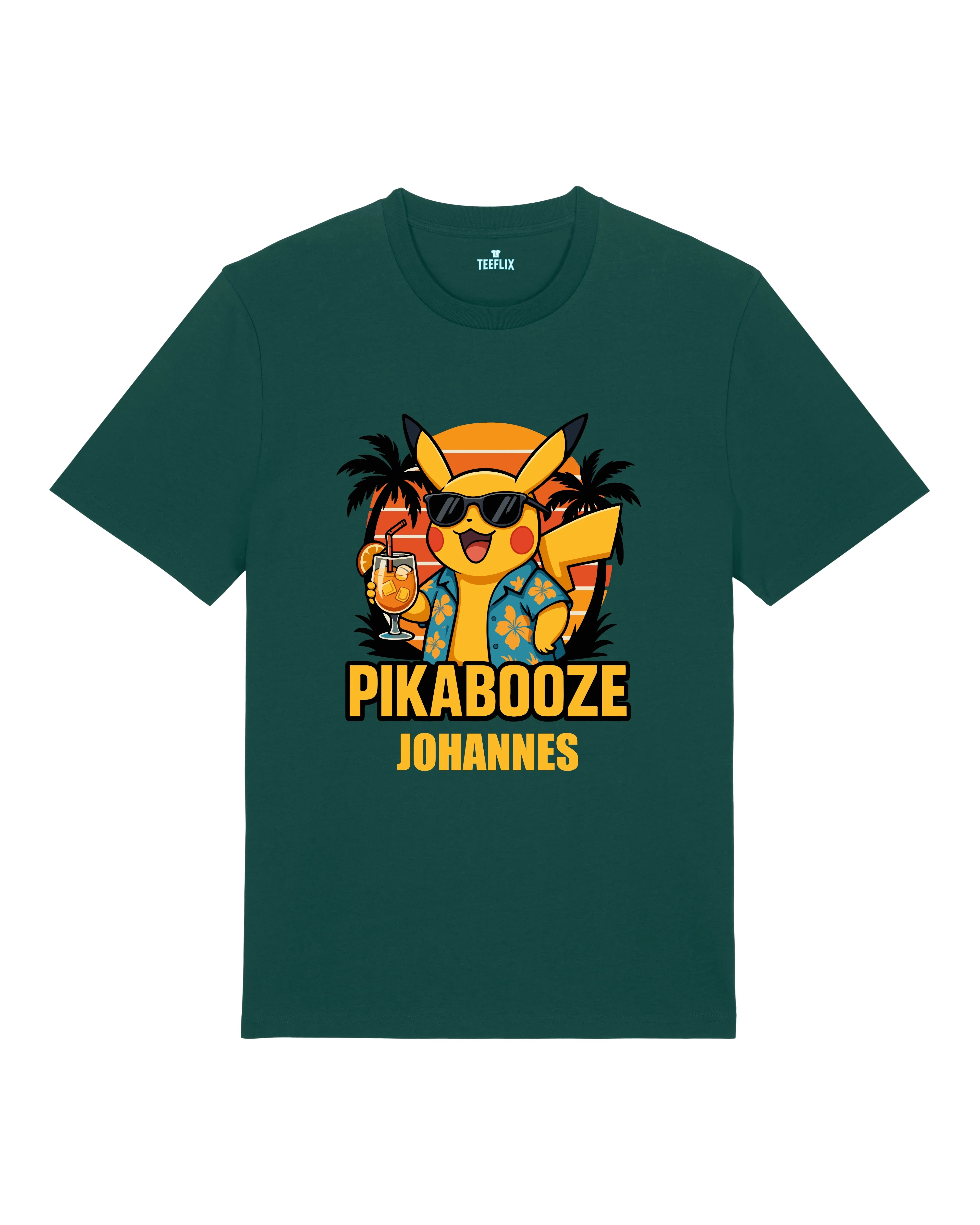 Lustiges JGA Shirt Pikabooze personalisierbar | teelavo