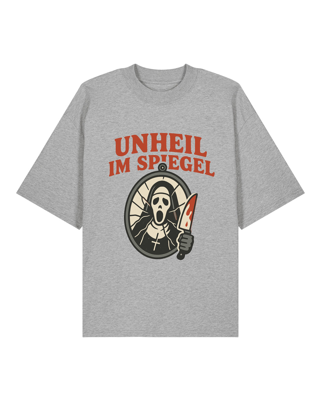 Unheil im Spiegel T-Shirt für Halloween | teelavo