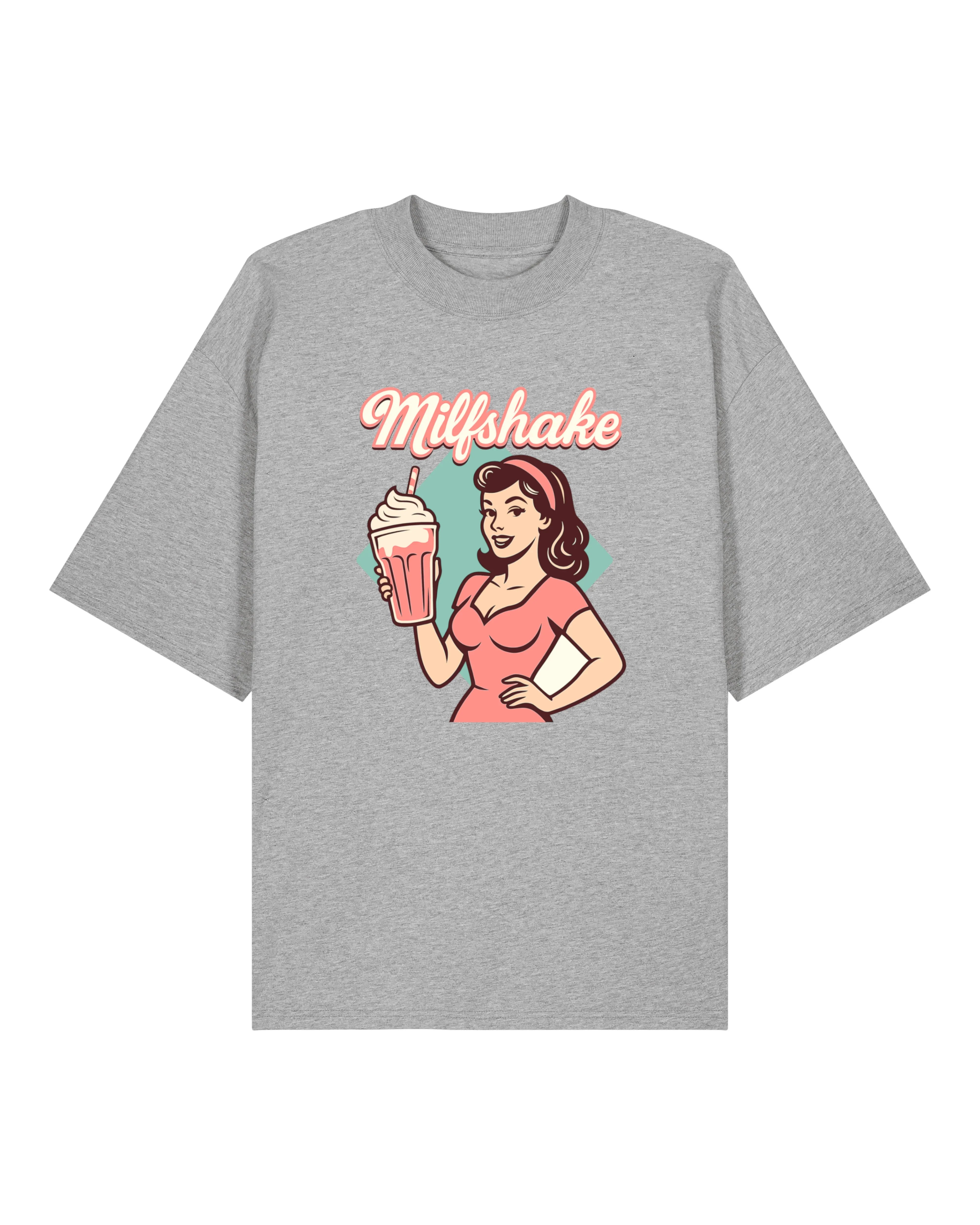 Milfshake T-Shirt – Lustiges Retro Oversize Shirt | teelavo