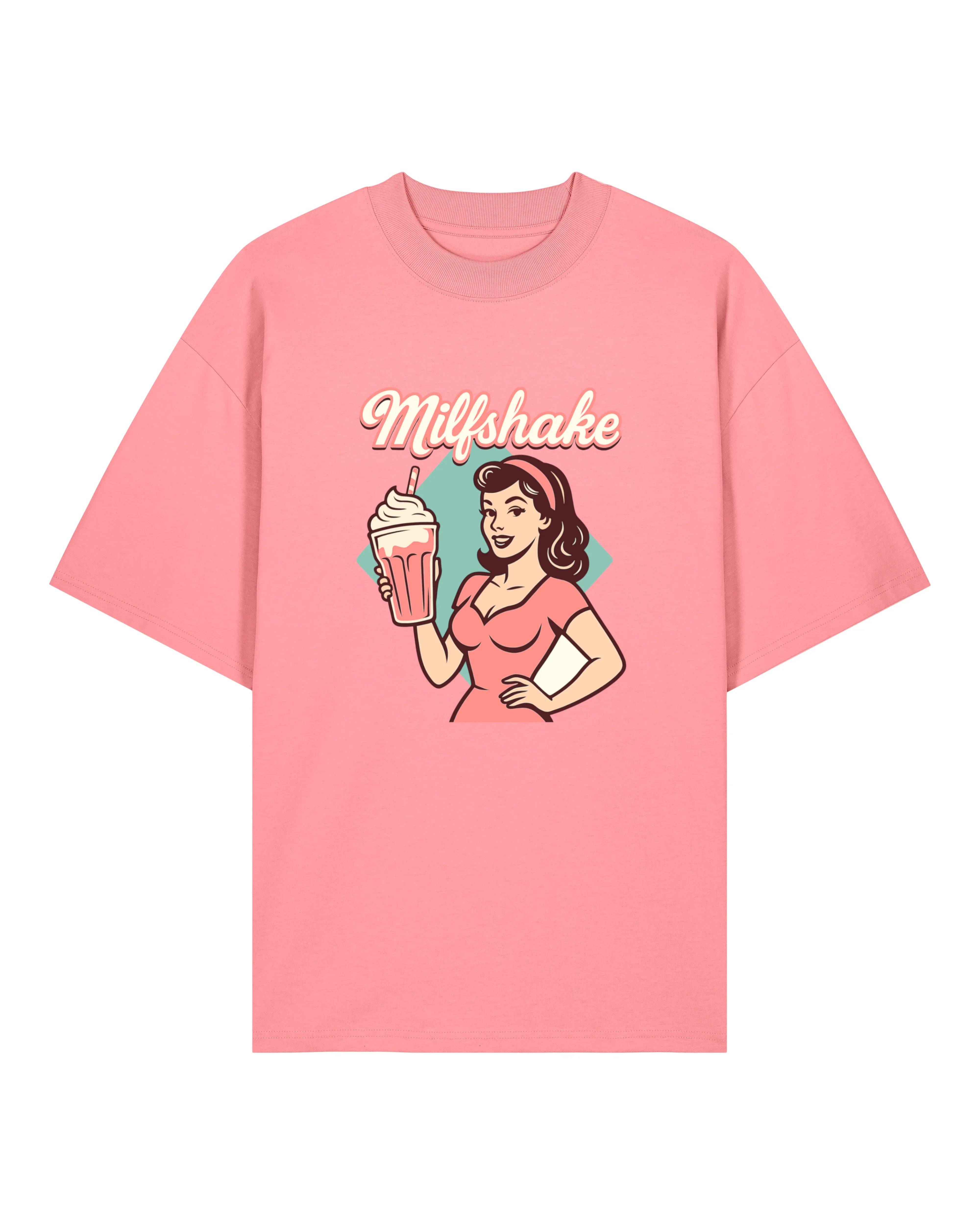 Milfshake T-Shirt – Lustiges Retro Oversize Shirt | teelavo