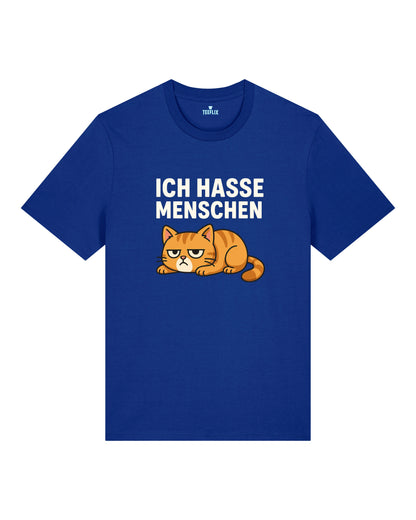 Ich hasse Menschen Lustiges Katzen T-Shirt Spruch | teelavo