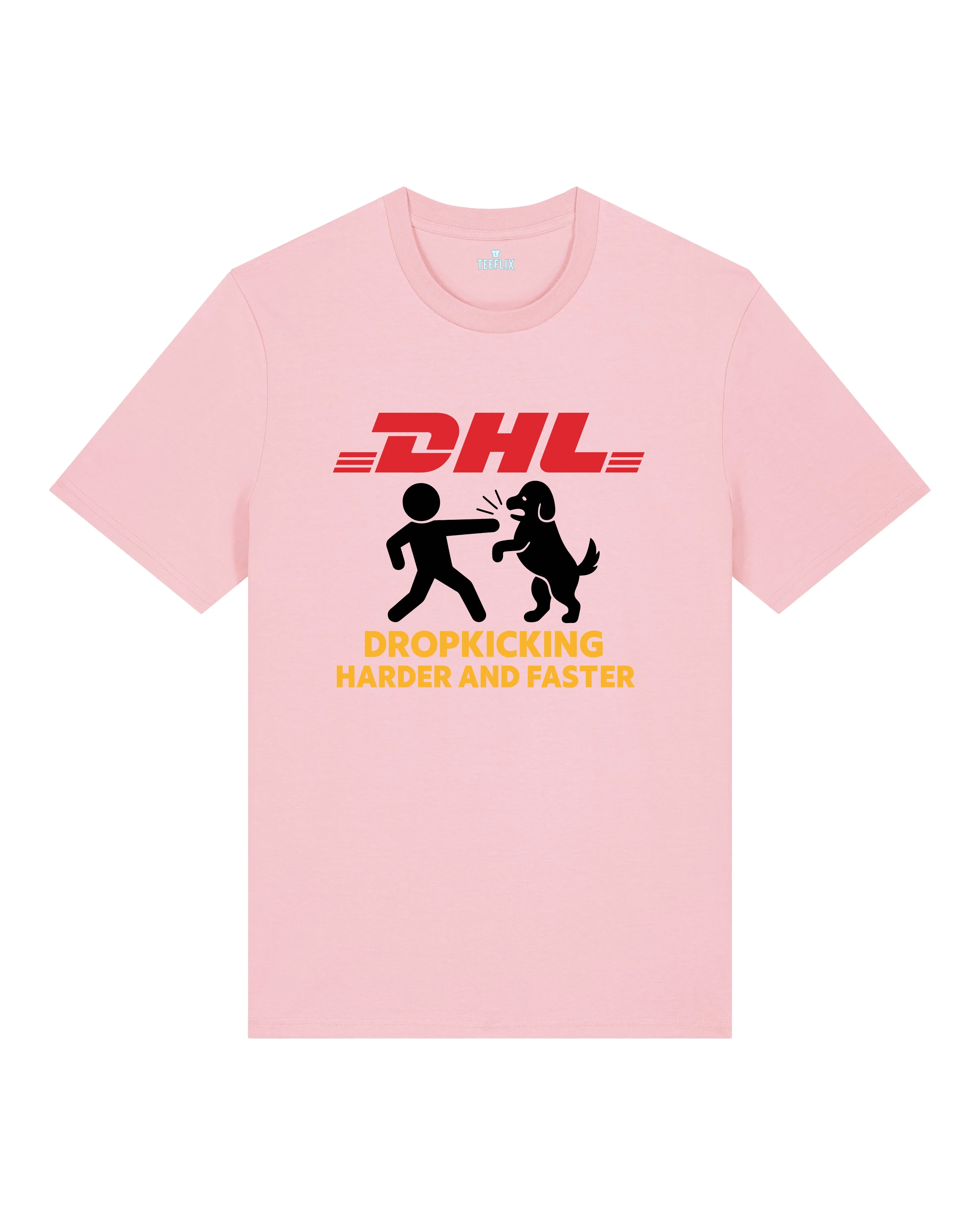 DHL Parodie Dropkicking Harder And Faster Lustiges Shirt| teelavo